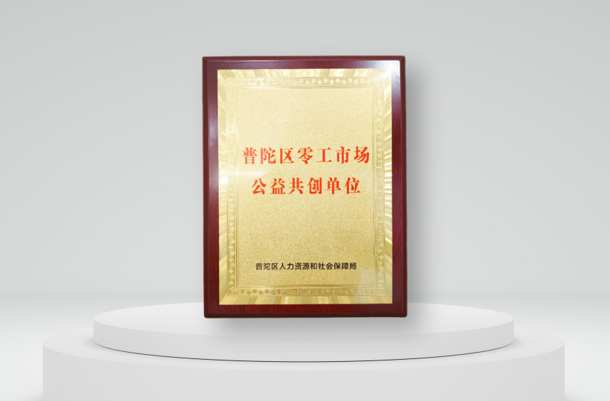 龙8头号玩家集团被授予“上海普陀区零工市场公益共创单位”，龙8头号玩家AI促进公共就业服务体系建设
